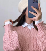 ست پایه یقه و آستین شومیزی زنانه